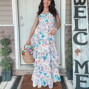 Long flowered dress